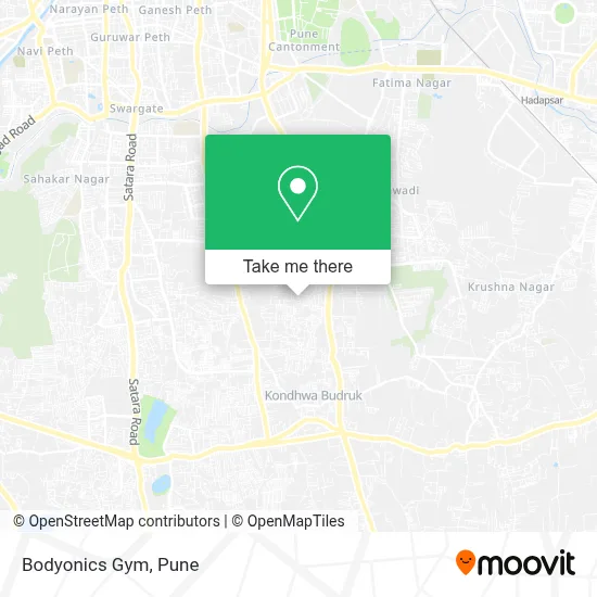 Bodyonics Gym map