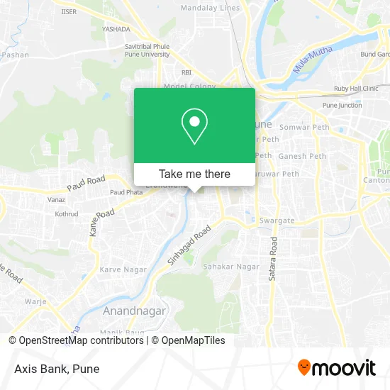 Axis Bank map