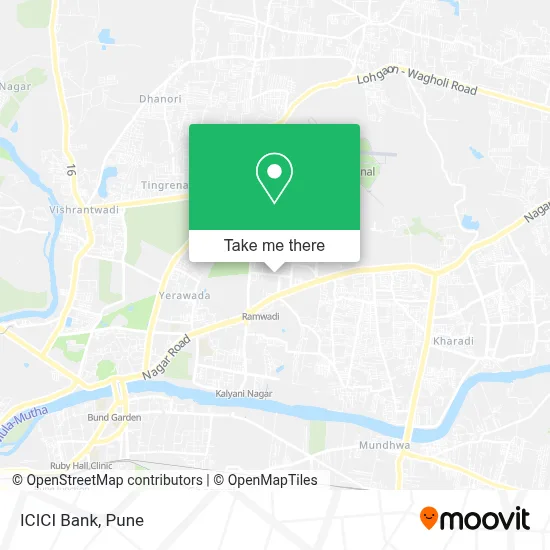 ICICI Bank map