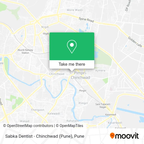 Sabka Dentist - Chinchwad (Pune) map