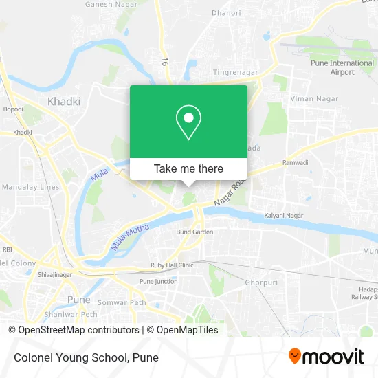 Colonel Young School map