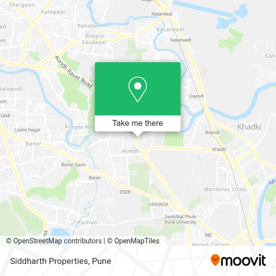 Siddharth Properties map