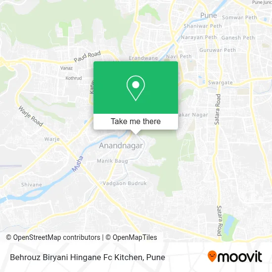 Behrouz Biryani Hingane Fc Kitchen map