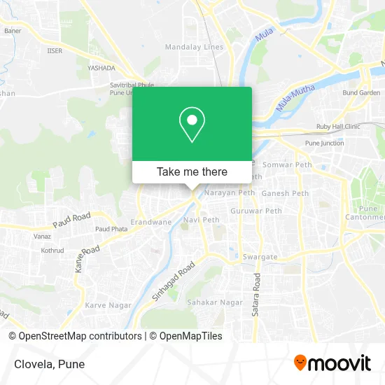 Clovela map