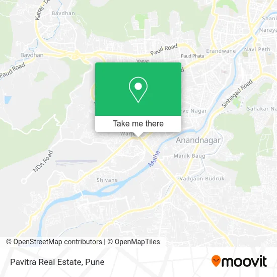 Pavitra Real Estate map