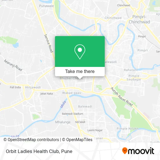 Orbit Ladies Health Club map