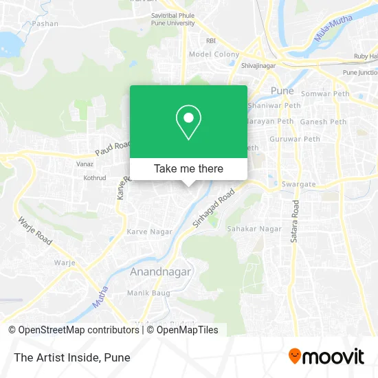 The Artist Inside map