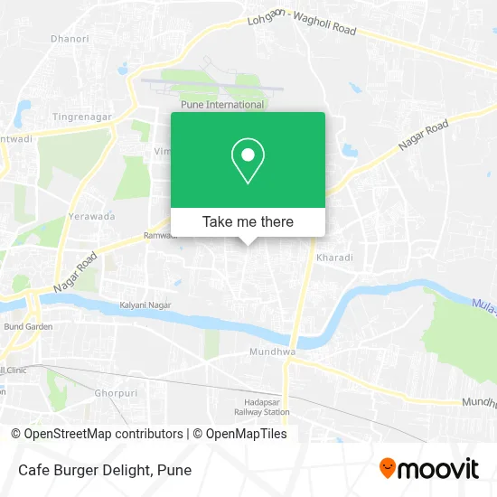 Cafe Burger Delight map