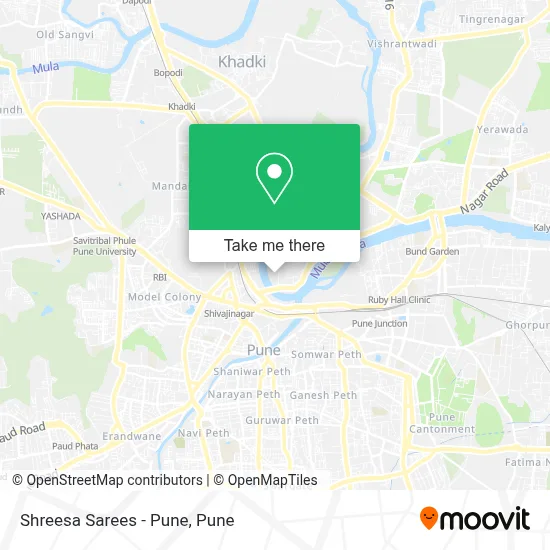 Shreesa Sarees - Pune map