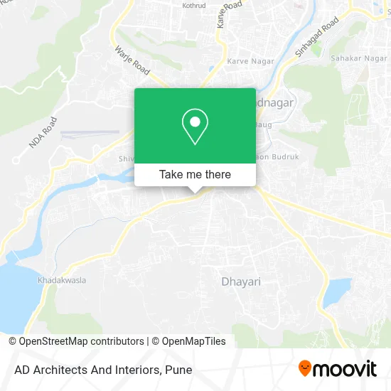 AD Architects And Interiors map