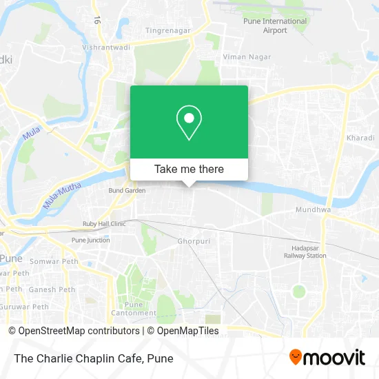 The Charlie Chaplin Cafe map