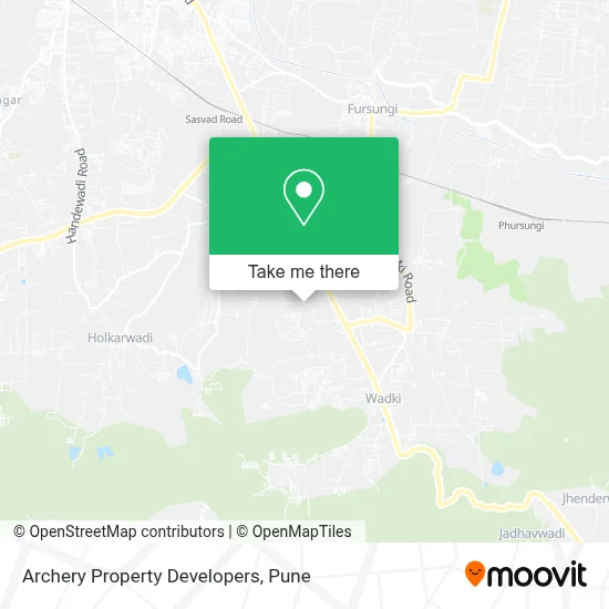 Archery Property Developers map