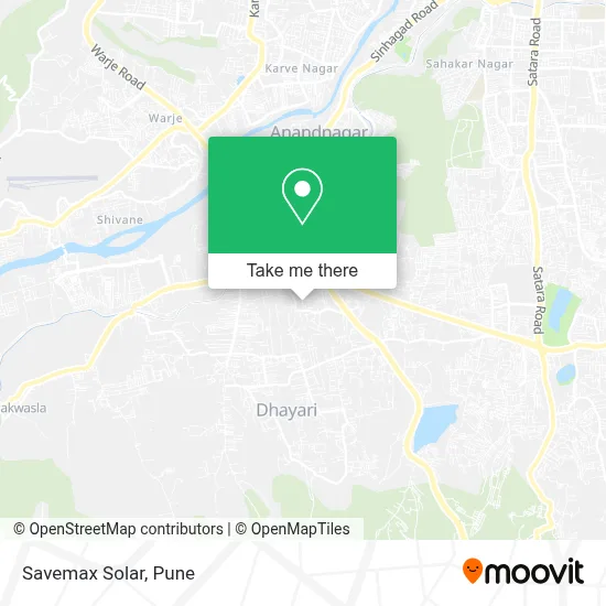 Savemax Solar map