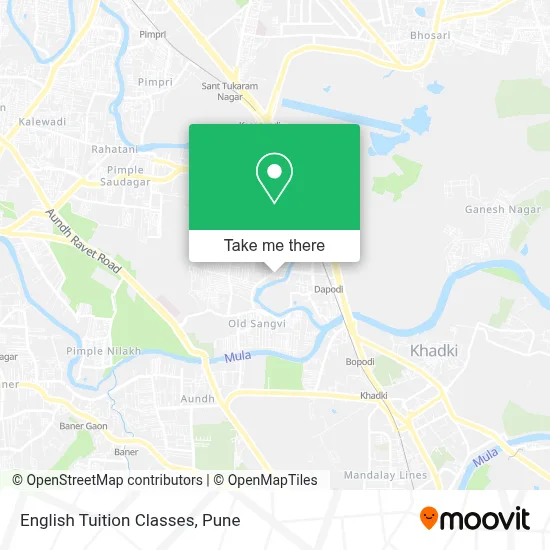 English Tuition Classes map