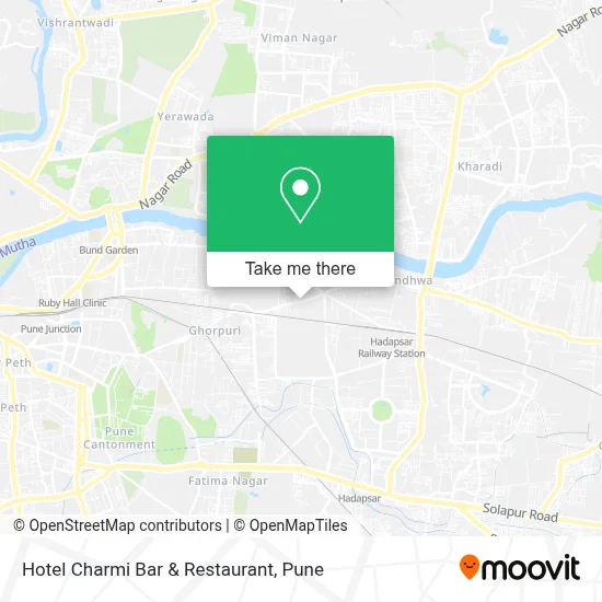 Hotel Charmi Bar & Restaurant map