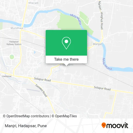 Manjri, Hadapsar map