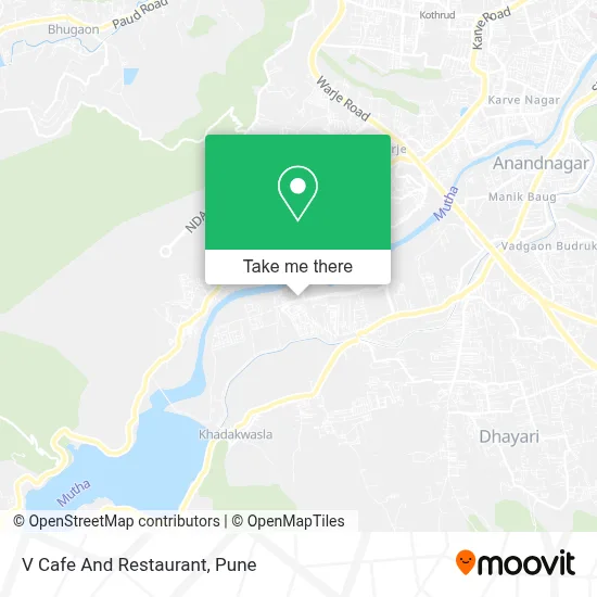 V Cafe And Restaurant map