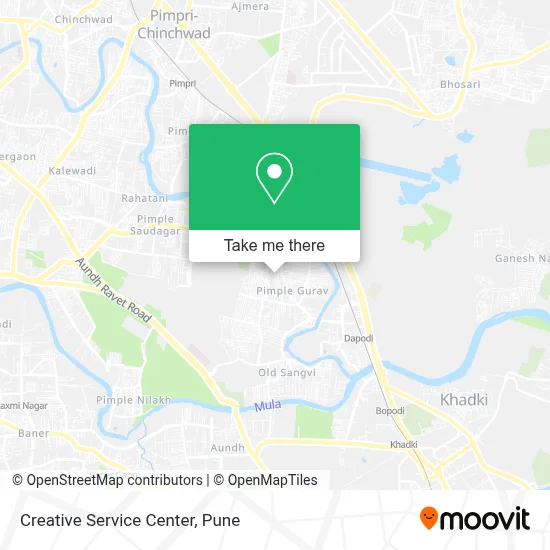 Creative Service Center map