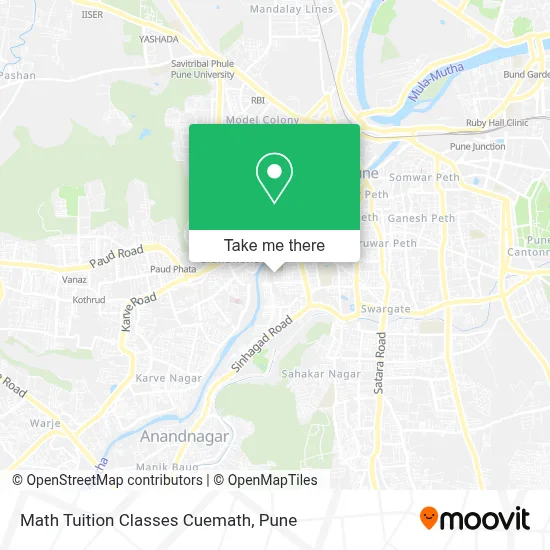 Math Tuition Classes Cuemath map