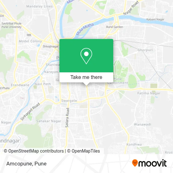 Amcopune map