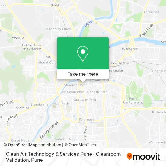 Clean Air Technology & Services Pune - Cleanroom Validation map