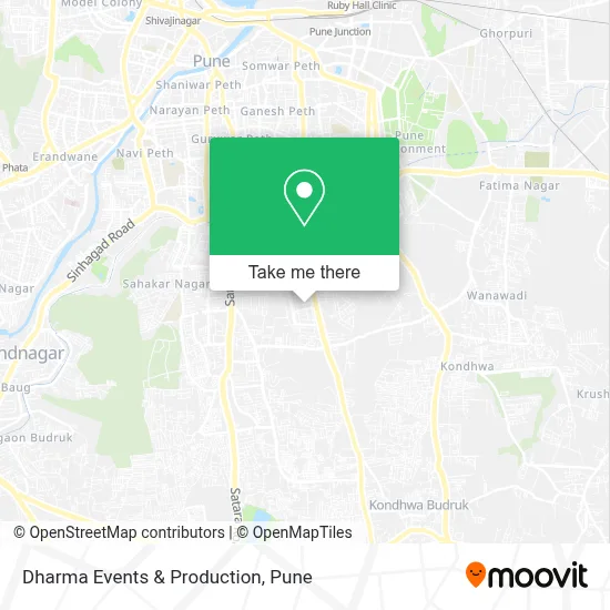 Dharma Events & Production map