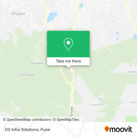 DS Infra Solutions map