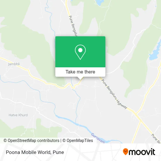 Poona Mobile World map