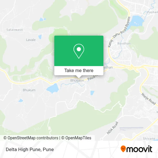 Delta High Pune map