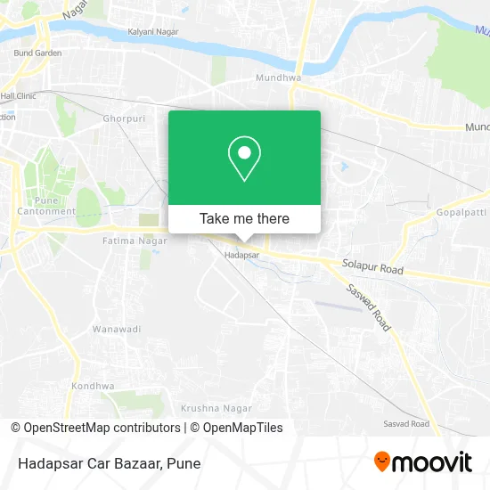 Hadapsar Car Bazaar map