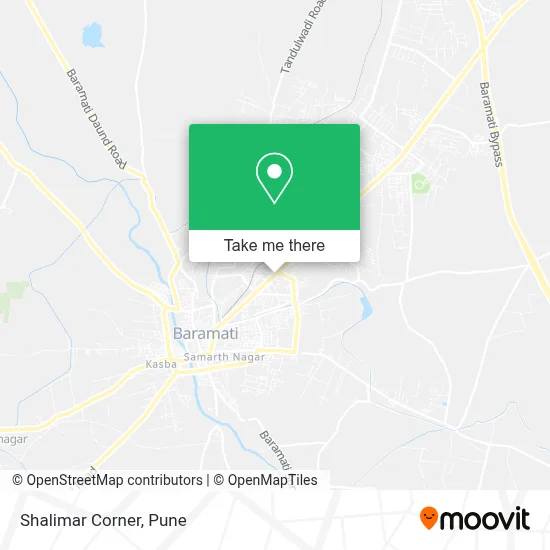 Shalimar Corner map
