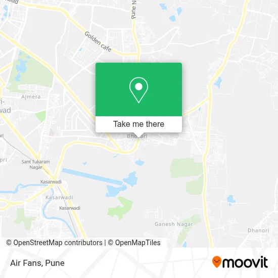 Air Fans map