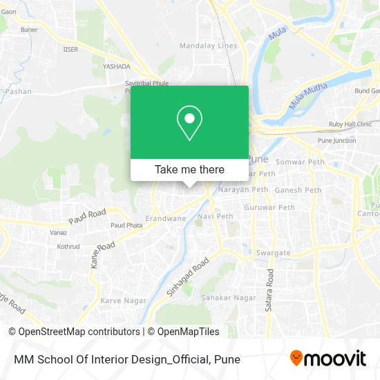 MM School Of Interior Design_Official map