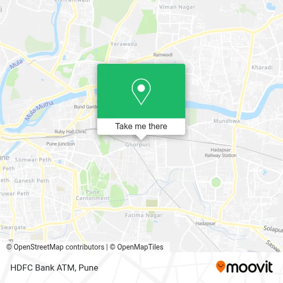 HDFC Bank Atm map