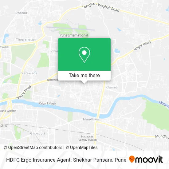 HDFC Ergo Insurance Agent: Shekhar Pansare map