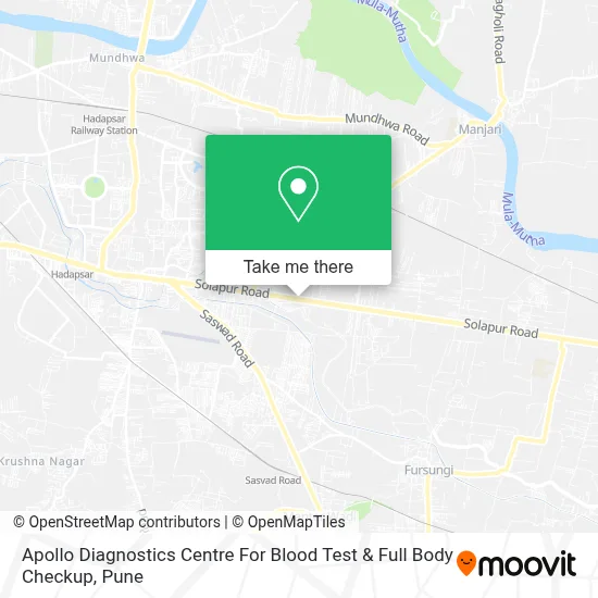 Apollo Diagnostics Centre For Blood Test & Full Body Checkup map