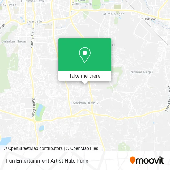 Fun Entertainment Artist Hub map