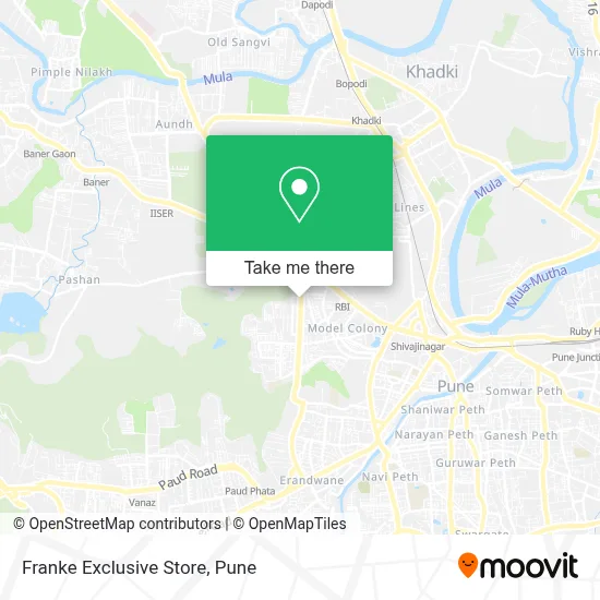Franke Exclusive Store map