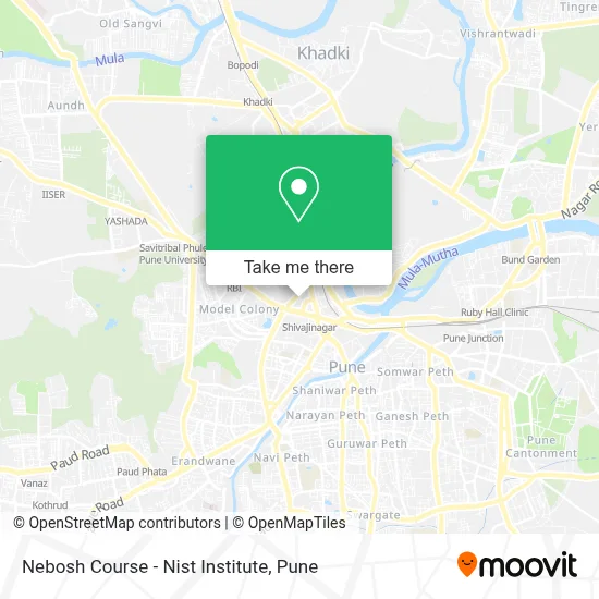 Nebosh Course  - Nist Institute map