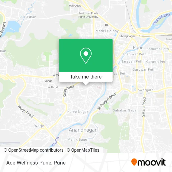 Ace Wellness Pune map