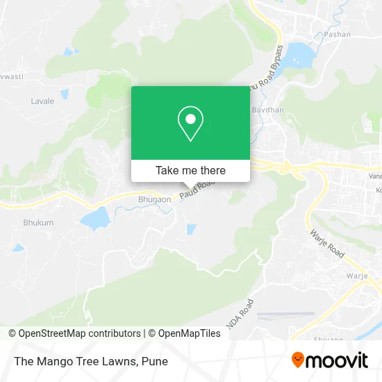 The Mango Tree Lawns map