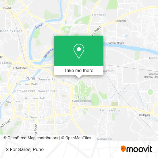 S For Saree map