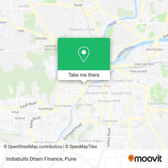 Indiabulls Dhani Finance map