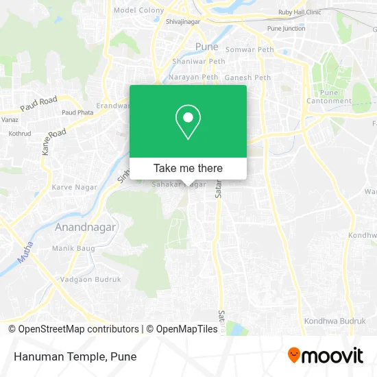 Hanuman Temple map