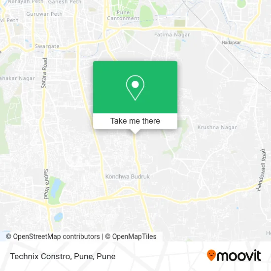 Technix Constro, Pune map