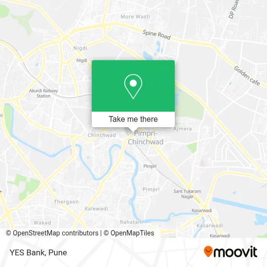 YES Bank map