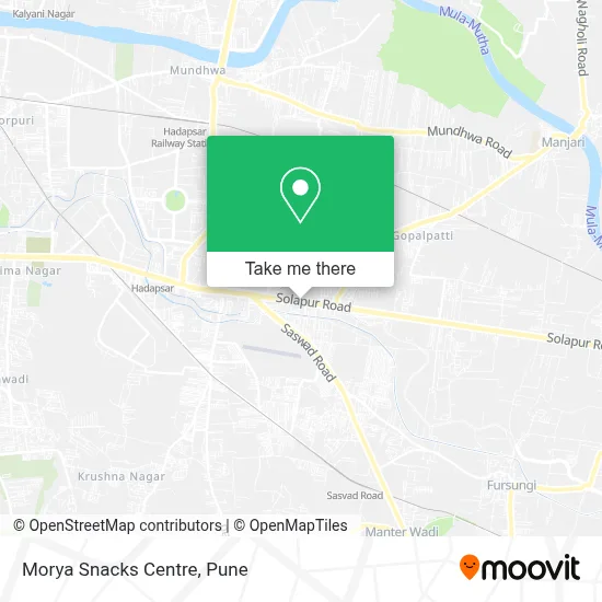Morya Snacks Centre map