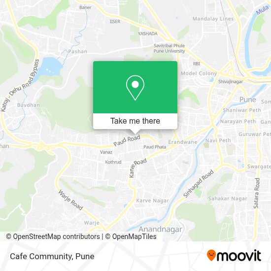 Cafe Community map