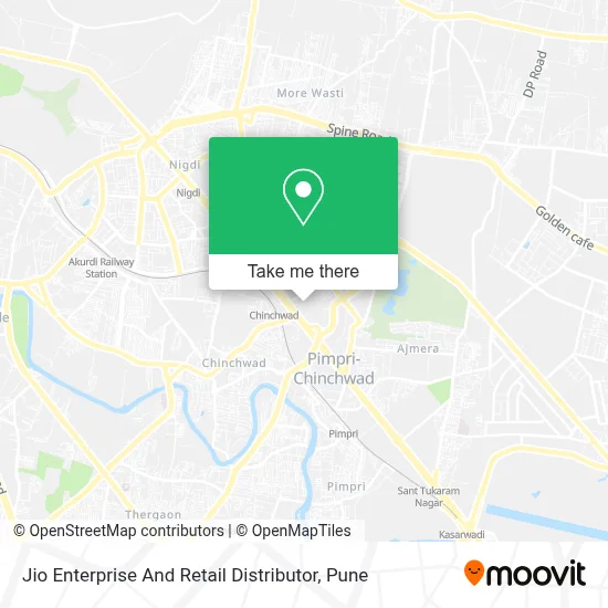 Jio Enterprise And Retail Distributor map