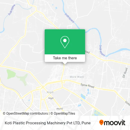 Koti Plastic Processing Machinery Pvt LTD map